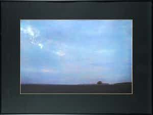 Paul Huf - Foto, Schemer - Ingelijst verkocht voor € 1!