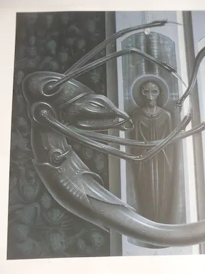 Joseph Bruyn - Air brush. ALIEN INSEKT kopen? Bied vanaf 30!