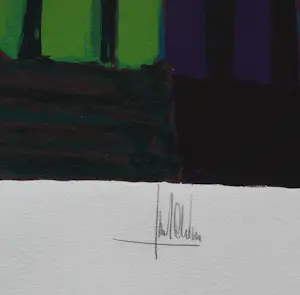 Ton Schulten - grote zeefdruk: Veldweg - 2008 kopen? Bied vanaf 375!