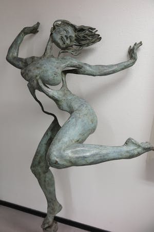 Jan Asselbergs - Bronzen tuinbeeld, Vrouwfiguur (Groot!) kopen? Bied vanaf 2750!