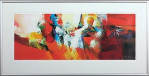 Peter Meijer - Zeefdruk, Ontmoeting met Annucia - Ingelijst (Groot) kopen? Bied vanaf 50!