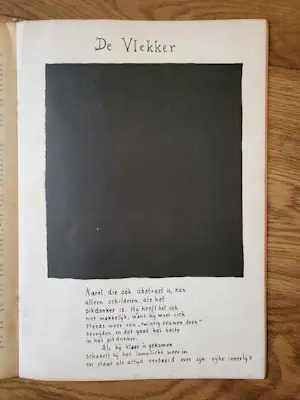 Nicolaas Wijnberg - De Vlekker- zeldzame spotprent op Karel Appel kopen? Bied vanaf 75!