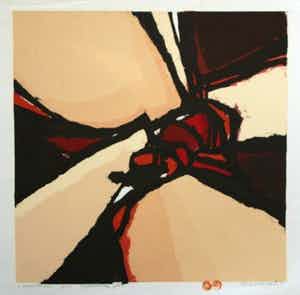 Fon Klement - Fon Klement, boardsnede, titel: Sempiternel uit 1970 oplagenummer 1/24 verkocht voor € 125!