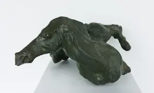 Ruudt Wackers - Beeld van papier maché, Paard kopen? Bied vanaf 200!