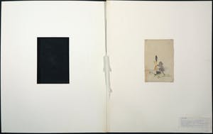 Niet of onleesbaar gesigneerd - Aquarel, Aapje kopen? Bied vanaf 1!