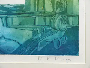 Marlies Knops - Ingelijste ets , Vlinders & Violen – nr. 6 van 30 ex. - 1988 kopen? Bied vanaf 1!