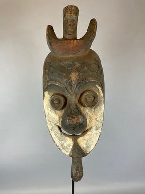 Grebo - Tribal Used African GREBO Mask - Nigeria. kopen? Bied vanaf 40!