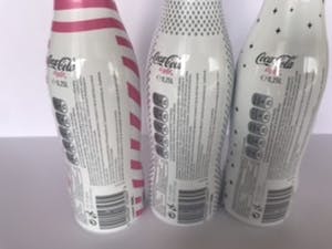 Karl Lagerfeld - 3 Flesjes van blik , Coca Cola – 2011 – Limited edition kopen? Bied vanaf 1!