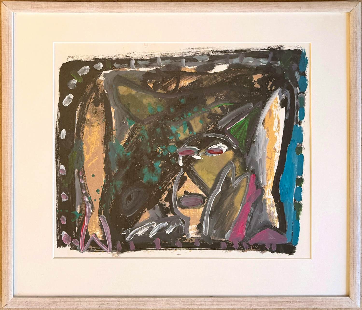 Dominique Chan - Acryl - Ingelijst. kopen? Bied vanaf 85!