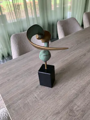 Ruurd Hallema - Bronzen beeld op sokkel kopen? Bied vanaf 110!