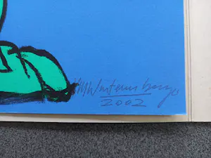 Lambert Maria Wintersberger - Ohne Titel, Siebdruck 2002, signiert und nummeriert kopen? Bied vanaf 70!