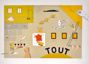 Jan Voss - Tout - Litho - Gesigneerd - 55x77 cm - 1969 kaufen? Bieten Sie von 50!