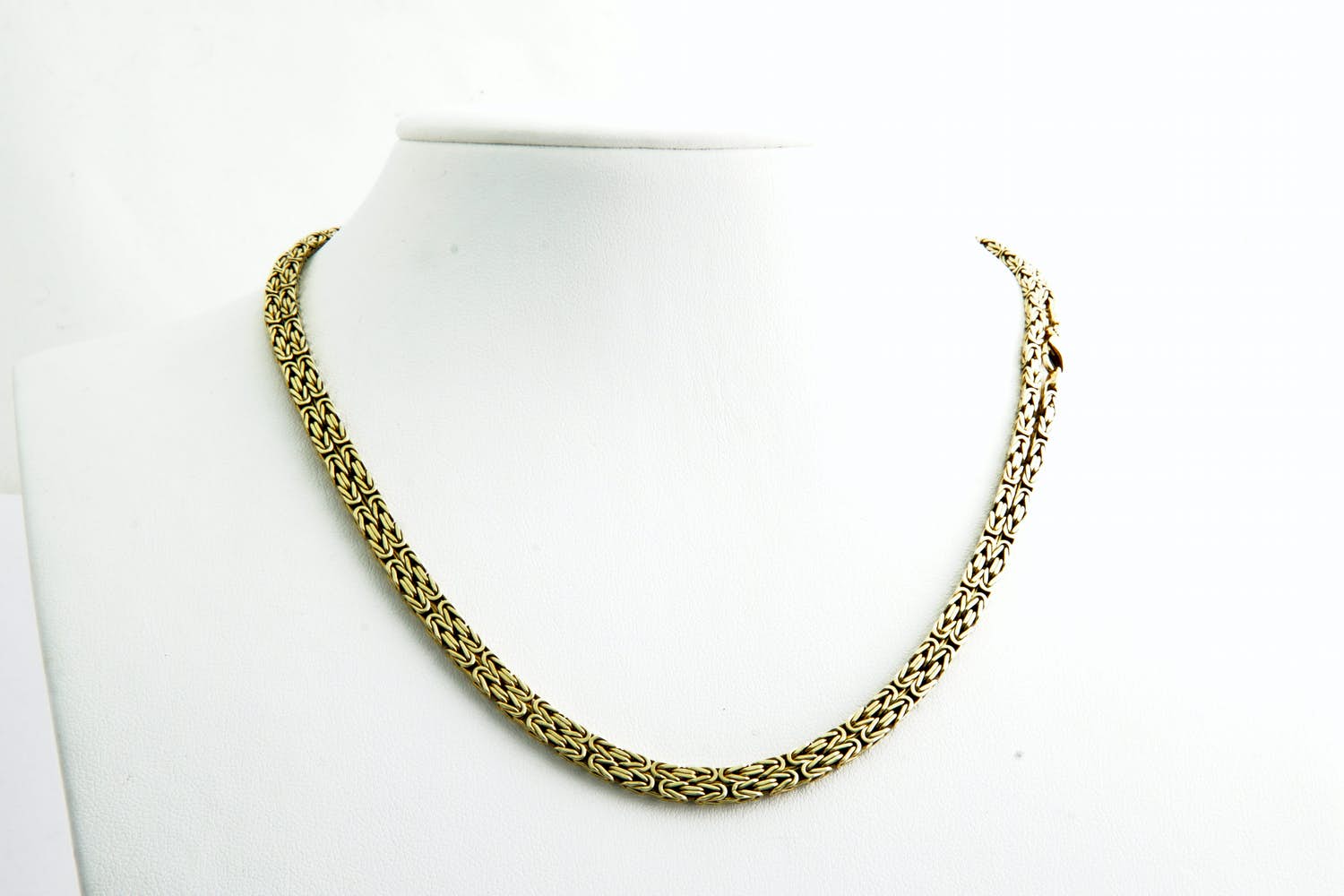 43 - Lang (86cm) 14Krt geel-gouden Konings collier / ketting - gekeurd kopen? Bied vanaf 1230!