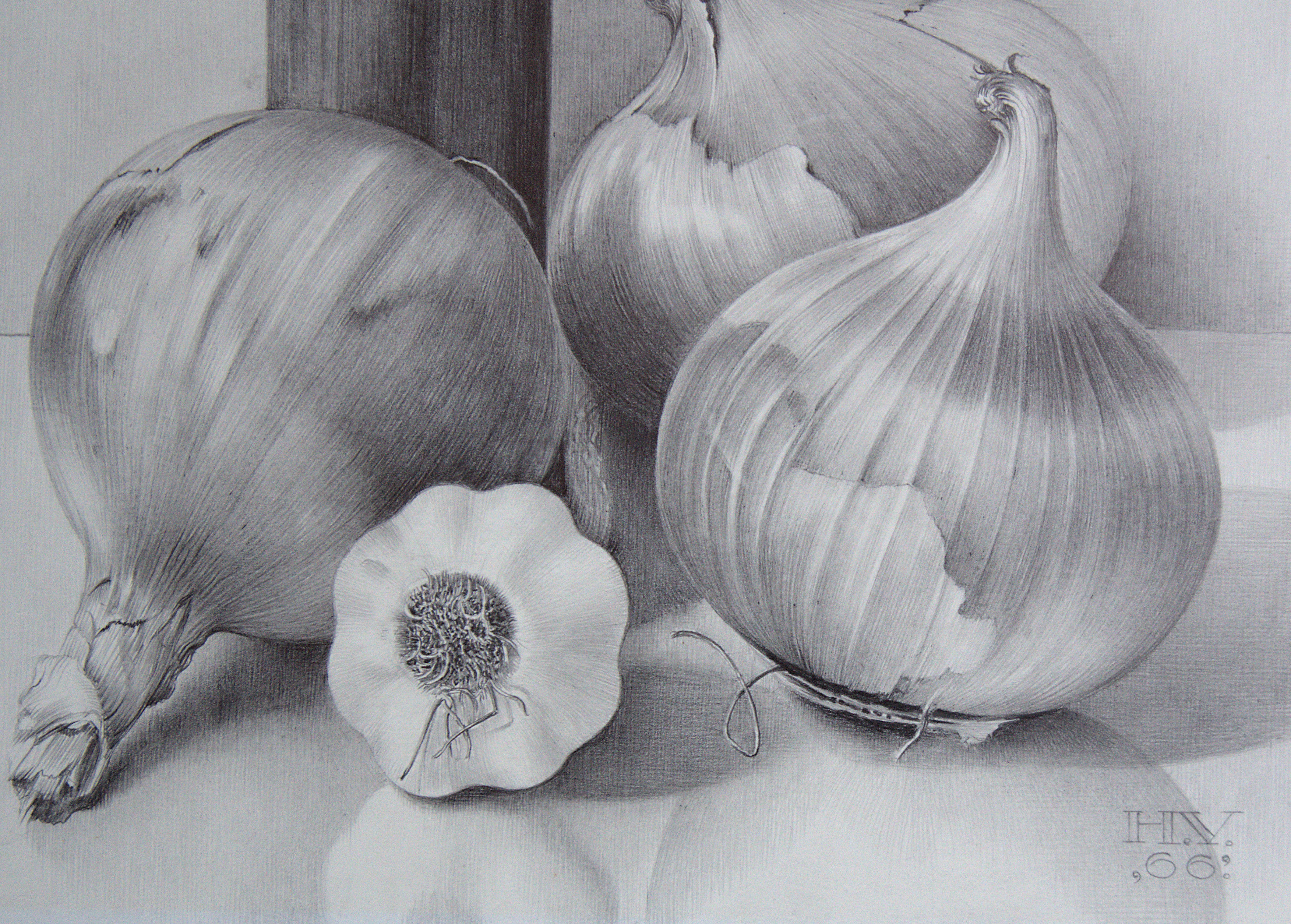 Henk Voskuyl - tekening  kopen? Bied vanaf 50!