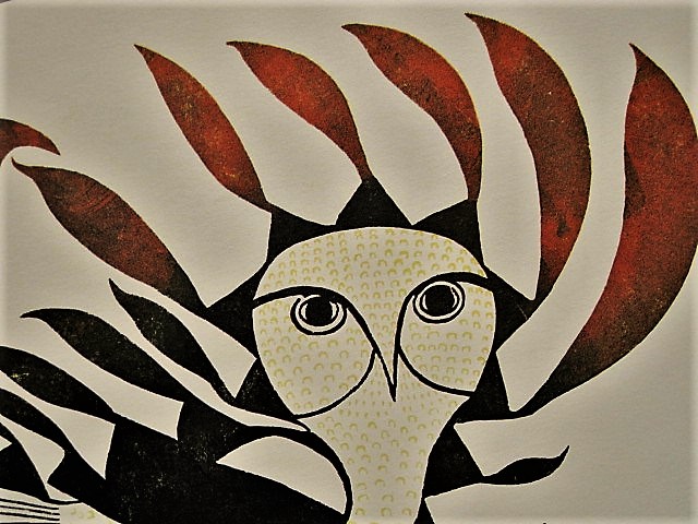 Kenojuak Ashevak - Bijzondere Canada Inuit Kunst ! gesigneerde Litho kopen? Bied vanaf 1!