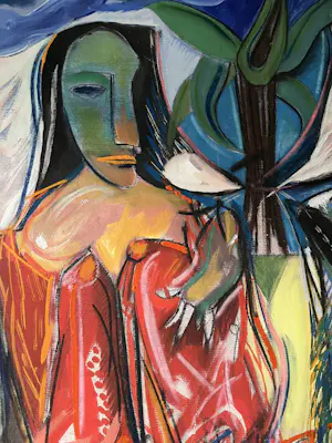 Rumen Rachev - Vrouwen in kleurrijk landschap kopen? Bied vanaf 350!