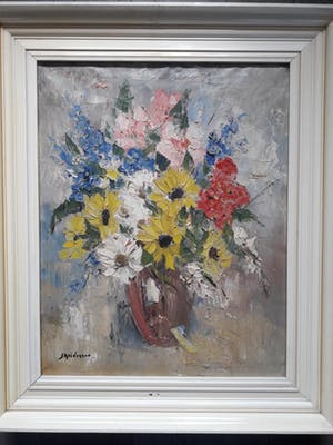 Jan Kelderman - Bloemstilleven kopen? Bied vanaf 60!