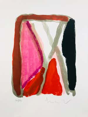Bram van Velde - litho gesigneerd rechtsonder verkocht voor € 395!