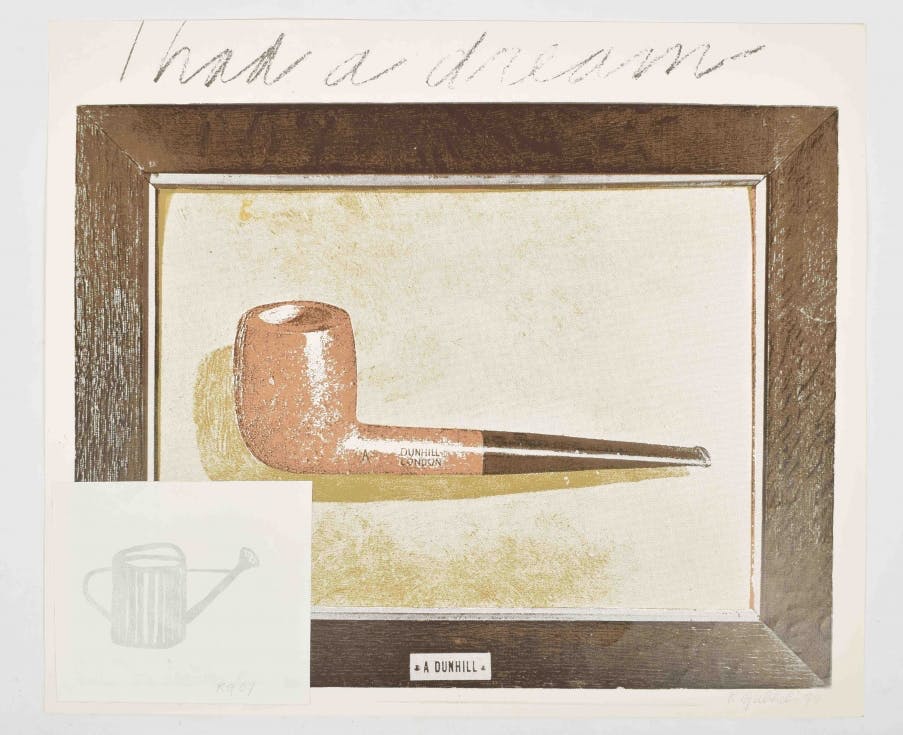 Klaas Gubbels - I had a dream - zeefdruk 1979 + gieter uit 2007 verkocht voor € 1!