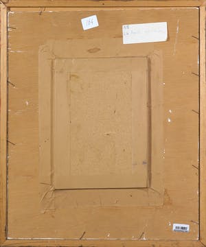 Paul Daenen - Gemengde techniek op marouflé, La belle époque - Ingelijst kopen? Bied vanaf 50!