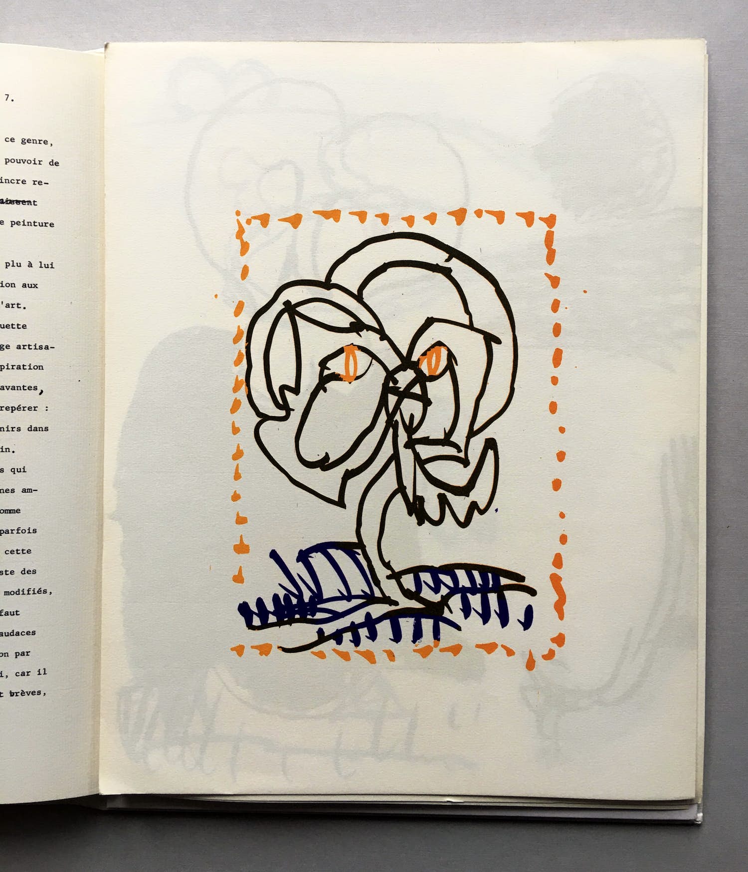 Pierre Alechinsky - Un mannequin sur le trottoir / Remarques au pincau - 1974 kopen? Bied vanaf 235!