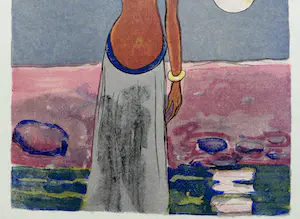 Kees van Dongen - Gravure 1001 nacht: 'A la fontaine au clair de lune' kopen? Bied vanaf 30!