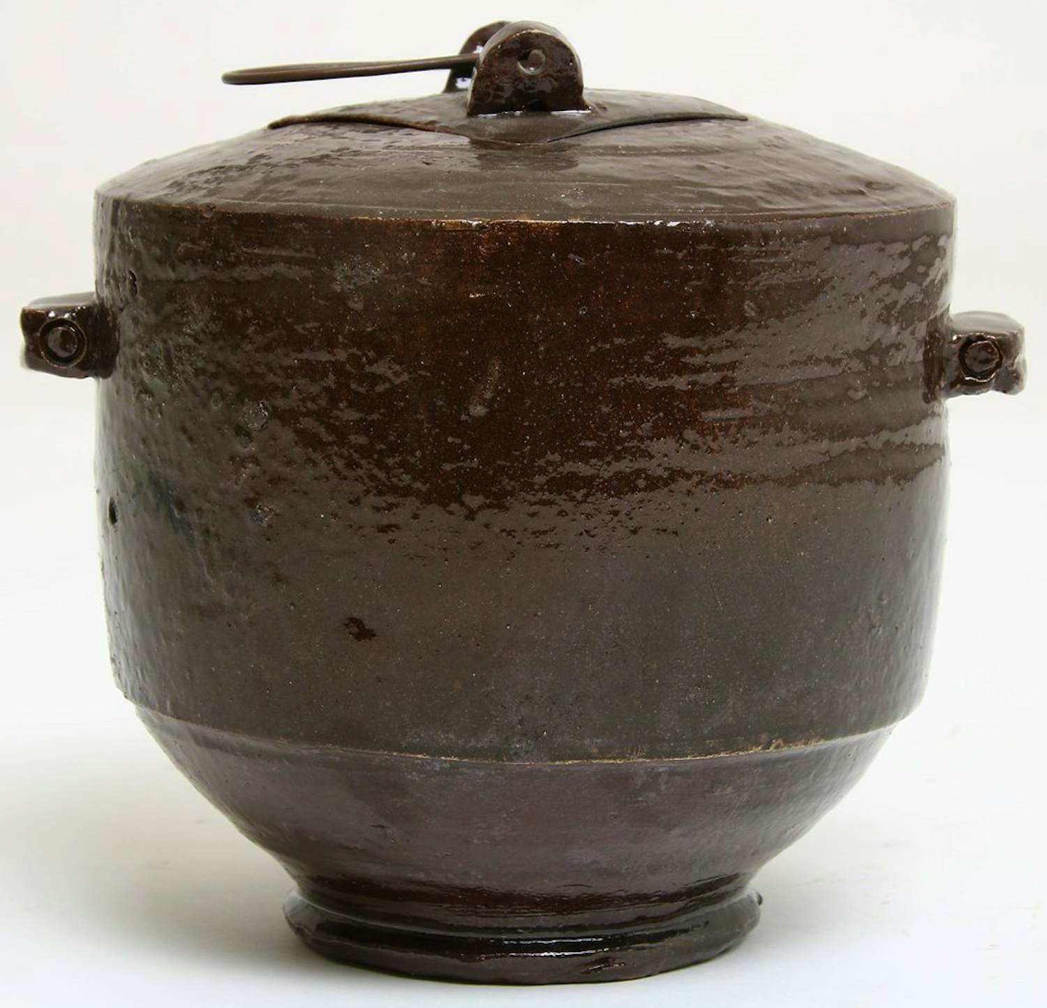 Harm Kamerlingh Onnes - Keramische pot onder deksel met metalen hengsel kopen? Bied vanaf 275!