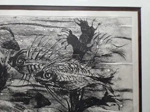 Hans van Dokkum - Vissen. Onderwater landschap. kopen? Bied vanaf 69!