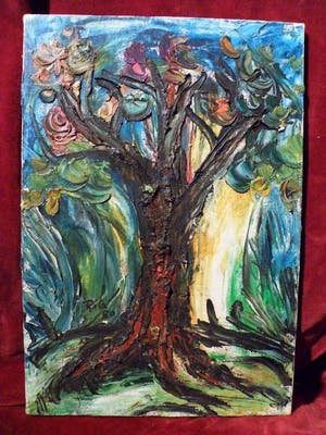 Rita Eliana dos Santos Neves - Expressionistische impasto boom - kopen? Bied vanaf 1!