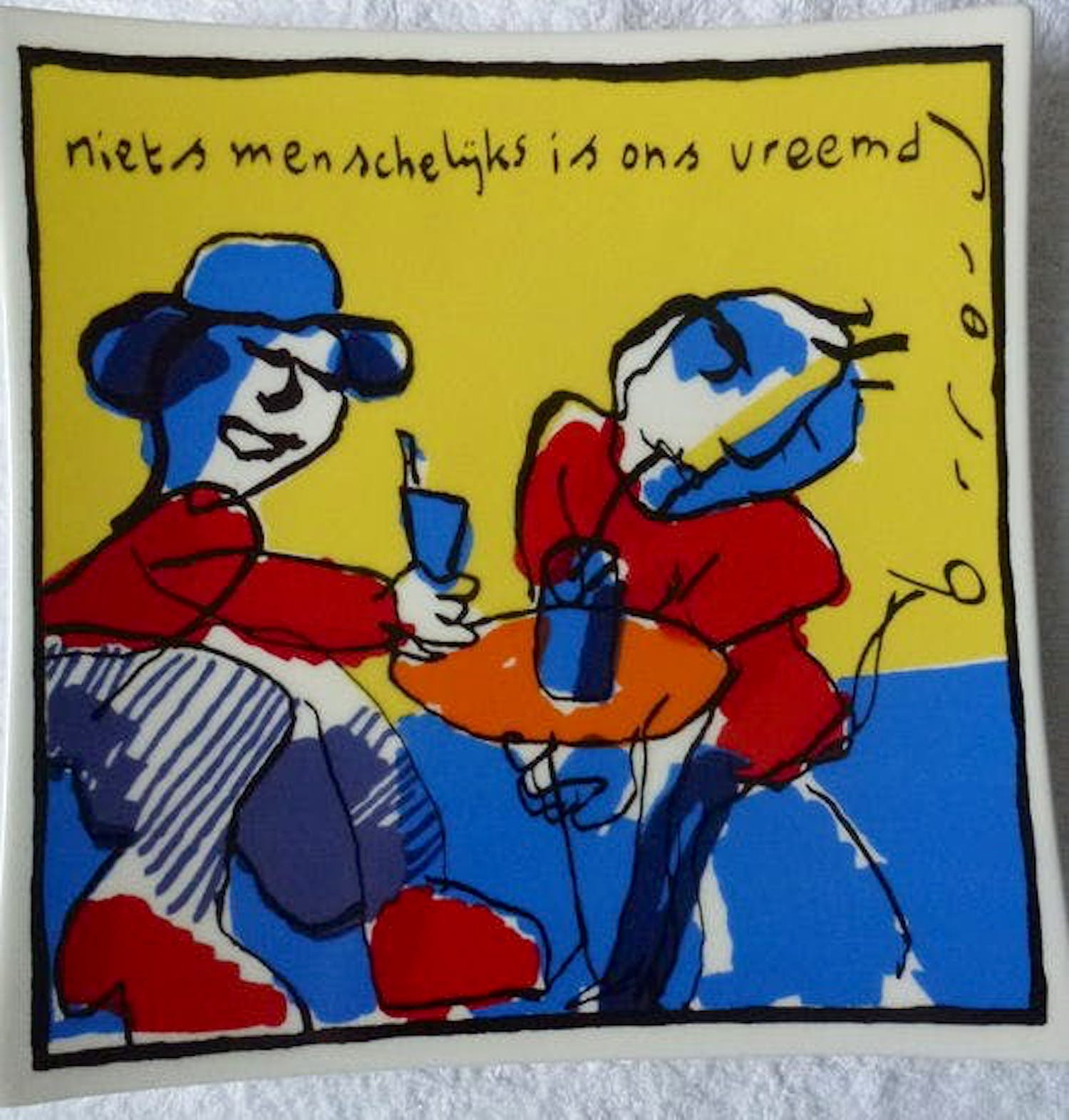 Herman Brood - Niets menschelijks is ons vreemd (Schoonhoven keramiek kopen? Bied vanaf 82!