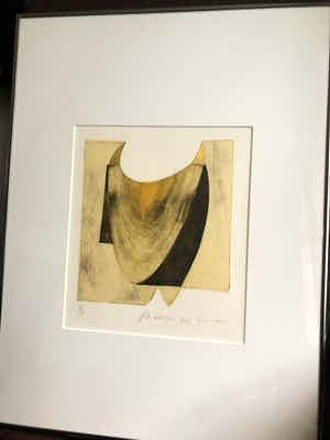 Jan Naezer - Abstract compositie verkocht voor € 75!