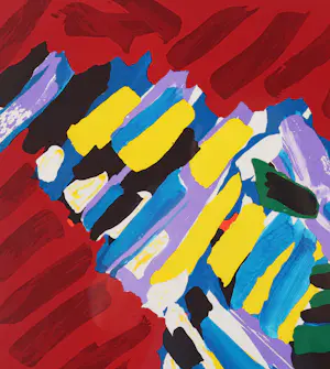 Karel Appel - Landschap/Gezicht kopen? Bied vanaf 750!
