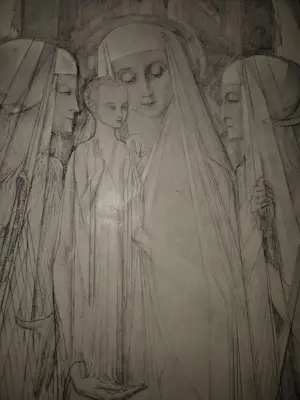 Jan Toorop - MADONNA MET DE ENGELEN kopen? Bied vanaf 50!