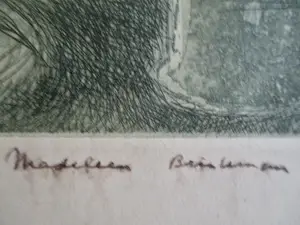 Niet of onleesbaar gesigneerd - 7 etsen div. kunstenaars kopen? Bied vanaf 1!