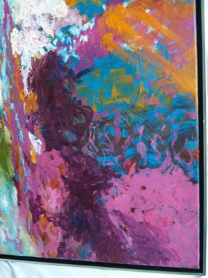 Jasmin Genzel - Olieverf op doek , GROOT en goed ingelijst– 136 x 105 cm - 1996 kopen? Bied vanaf 250!