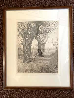 Toon de Jong - Goyergracht - Zicht op Blaricum verkocht voor € 100!