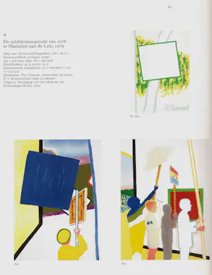 Roger Raveel - De schilderijenoptocht van 1978 te Machelen-aan-de-Leie, litho kopen? Bied vanaf 1495!