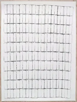 Christiaan Paul Damste - Zero compositie, tekening op papier kopen? Bied vanaf 100!