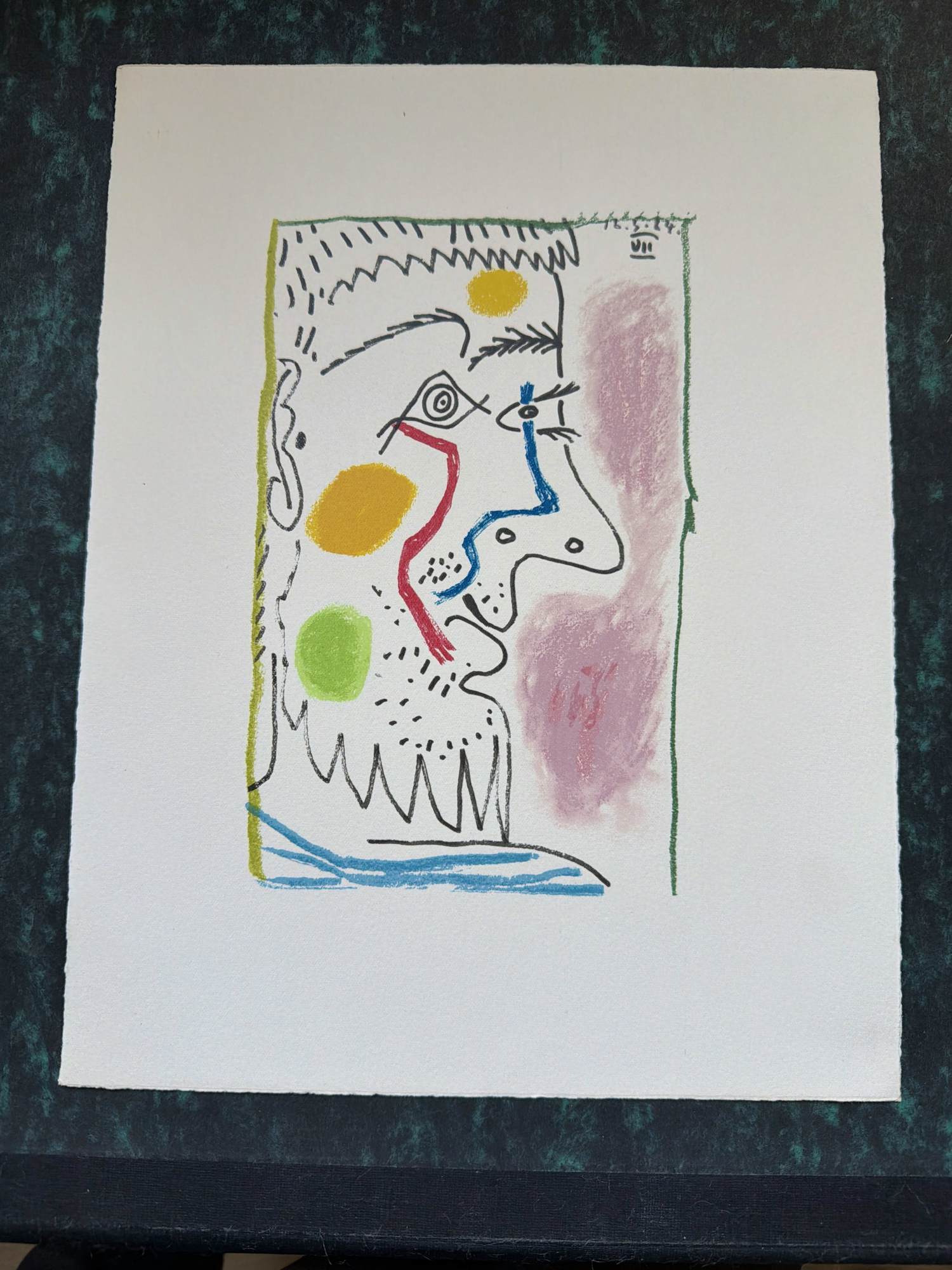 Pablo Picasso - Bearded Self-Portrait kopen? Bied vanaf 27!