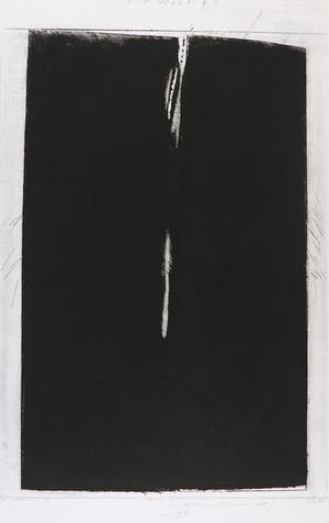 Ko Oosterkerk - Ets met droge naald, Sporen II kopen? Bied vanaf 50!