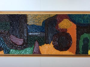 Niet of onleesbaar gesigneerd - Landschap - olieverf op paneel, ingelijst kopen? Bied vanaf 10!