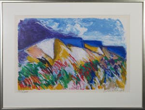 Jan Cremer - Zeefdruk, Landschap - Ingelijst kopen? Bied vanaf 200!