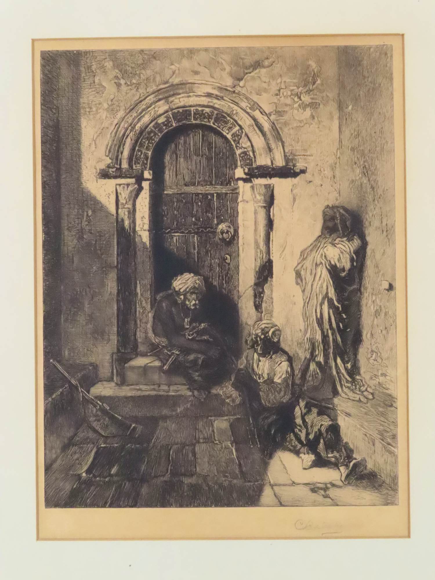 Carel Lodewijk Dake sr. - Oosterse Poort met wachters kopen? Bied vanaf 50!