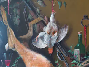 Thomas Heesakkers - Groot pronk/jacht stilleven kopen? Bied vanaf 395!