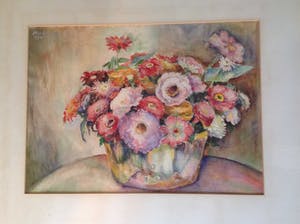 Jacoba Greven - A9554, aquarel voorjaarsbloemen kopen? Bied vanaf 30!