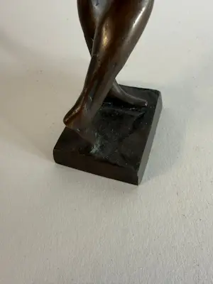 Kees Verkade - Bronzen sculptuur: De golfer - swing kopen? Bied vanaf 1699!