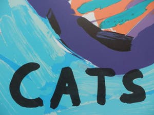 Karel Appel - Kleurenlitho HAPPY CAT kopen? Bied vanaf 125!