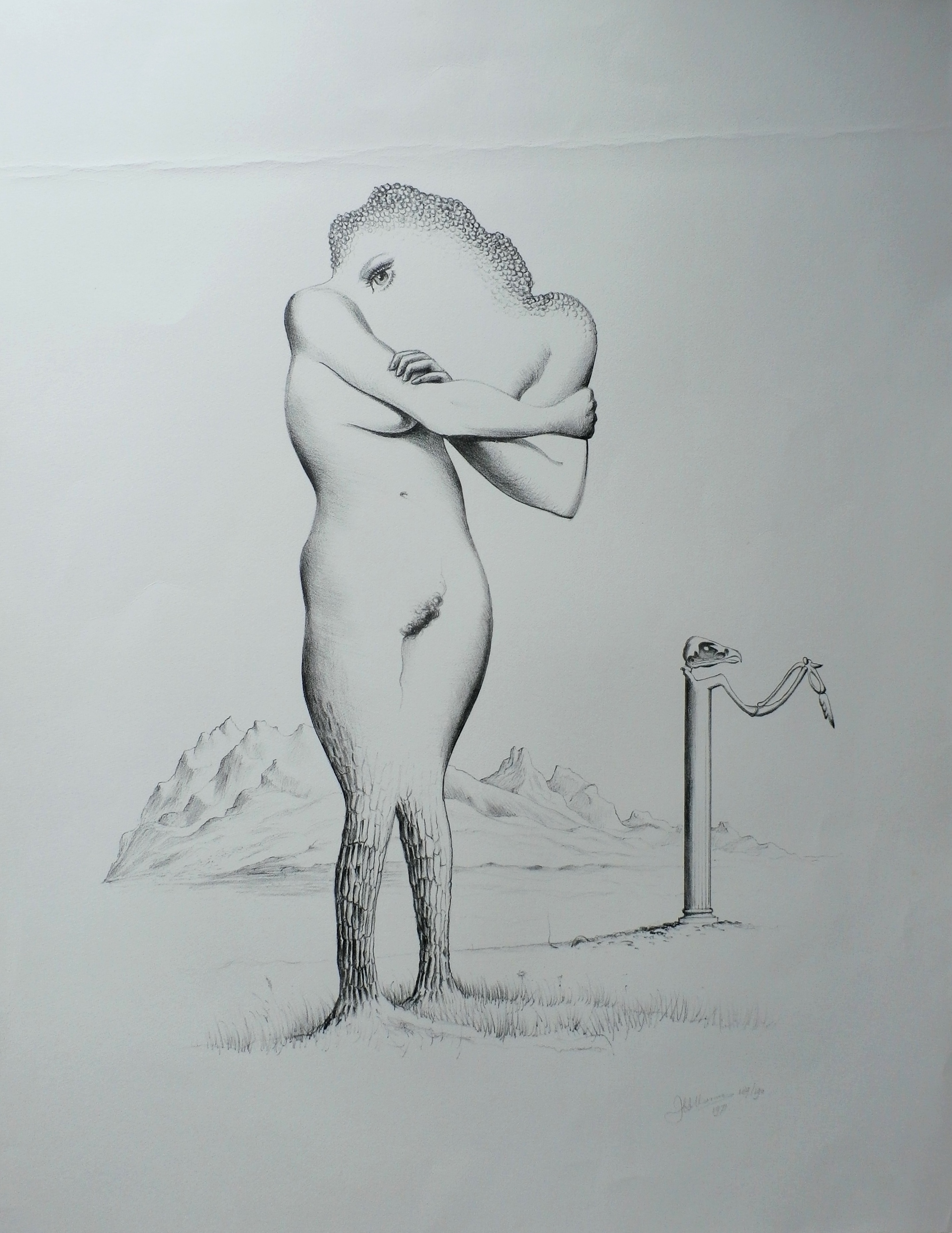 Joop Moesman - Litho - 1971 verkocht voor € 110!