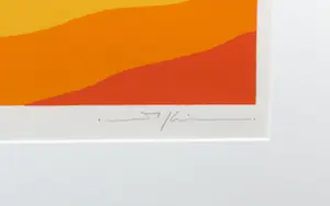 Marco Kooiman - Zeefdruk, The Red Cart - Ingelijst kopen? Bied vanaf 35!