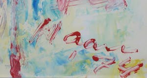 Pieter Haan - Olieverf op papier, Zonder titel - Ingelijst kopen? Bied vanaf 1!